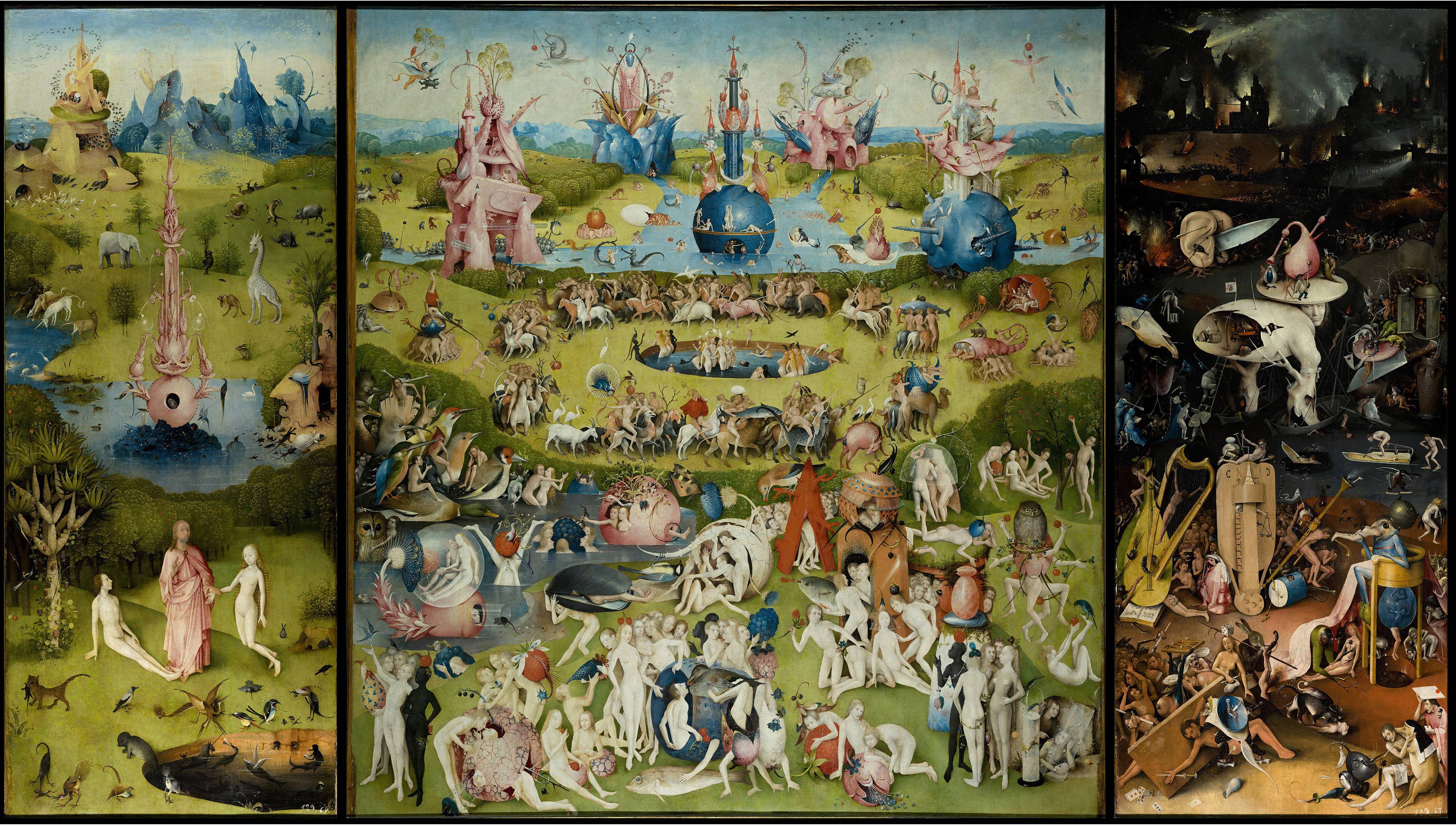 Jardim das Delicias de Hieronymus Bosch