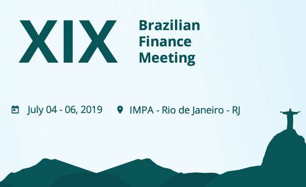 XIX Encontro Brasileiro de Finanças - SBFin