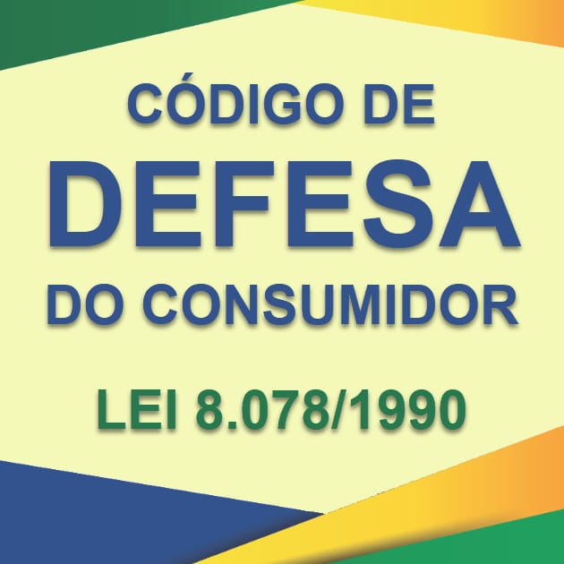Código Defesa do Consumidor - Lei nr. 8.078/1990