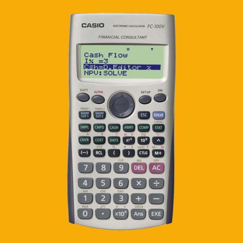 Calculadora Financeira Casio FC 100V - Loja GEDAF