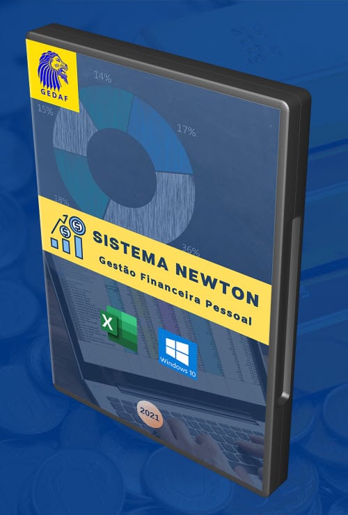 Box 3D Sistema Newton Gestão Financeira Pessoal 2021
