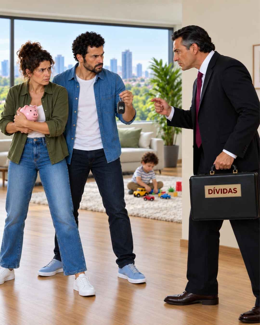 Família brasileira endividada